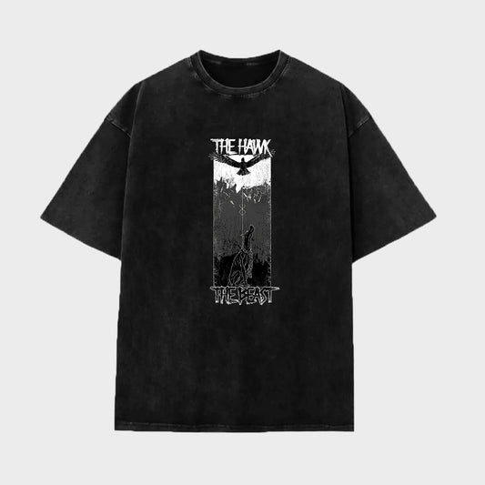 Tee-shirt oversize The Hawk & The Beast. 2