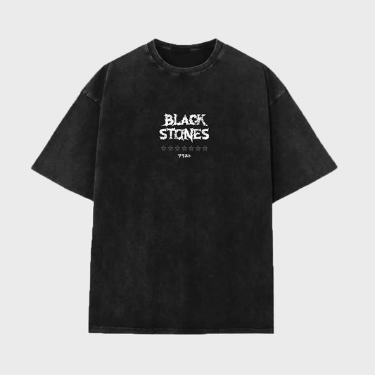 Tee-shirt oversize Black Stones