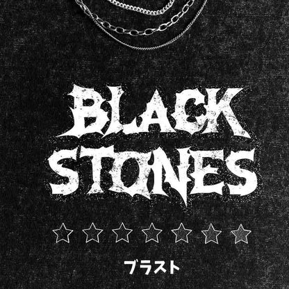 tee shirt black stones zoom avec glitter